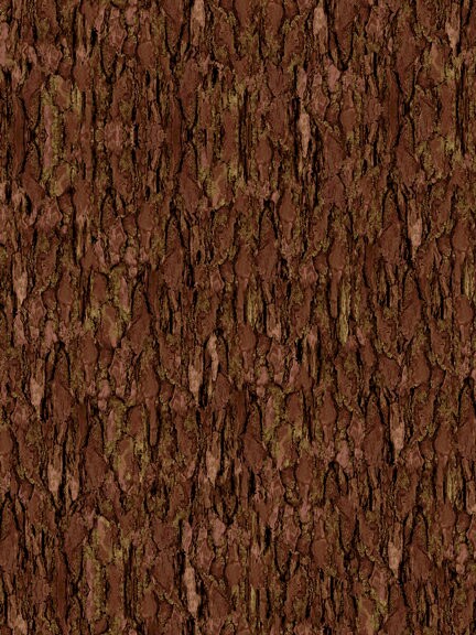Nocturnal Wonders by R.& B. Latham Brown Tree Bark 27068A Cotton Woven Fabric