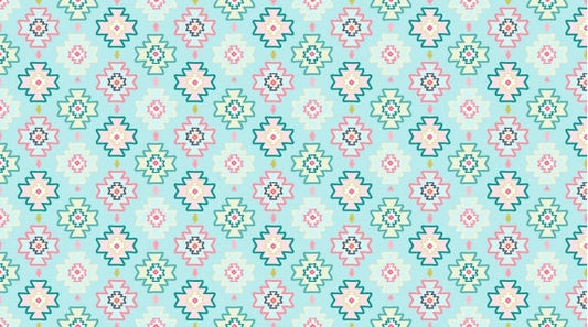 Llamaste Multi Desert Pattern Stella-1177-Multi Cotton Woven Fabric