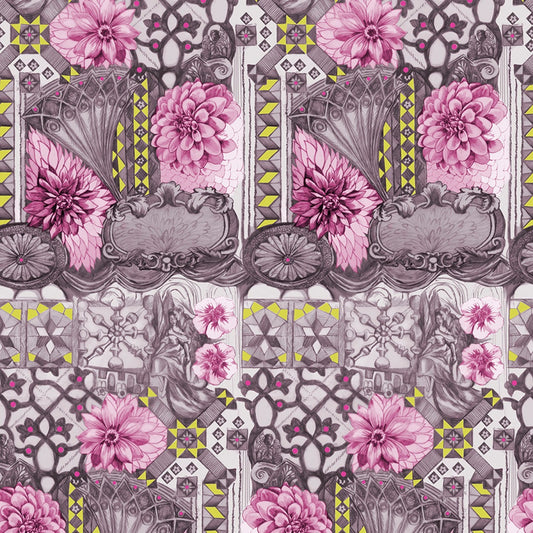 Conservatory English Summer Garden  by Anna Maria Horner Ruby Tourist PWAM001.RUBY Cotton Woven Fabric