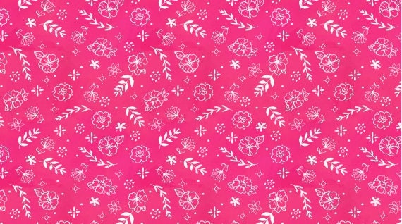 Spring Theory Rose Flower Stamp ST-DAW1098 Cotton Woven Fabrics