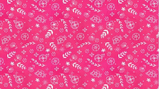 Spring Theory Rose Flower Stamp ST-DAW1098 Cotton Woven Fabrics