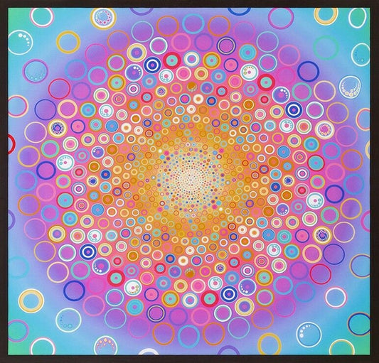 Effervescence Pastel Panel AAQD-18161-198 42" Panel Cotton Woven Panel