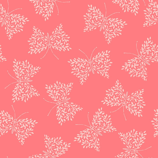 Little Thicket Butterflies 14527-PINK Cotton Woven Fabric