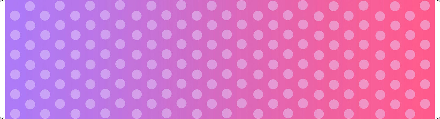 Party Like a Unicorn from Desiree's Designs Purple/Pink Ombre Dots 26911VP Cotton Woven Fabric