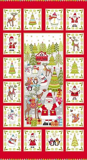 Festive 24" Panel TP-2108-1 Cotton Woven Panel