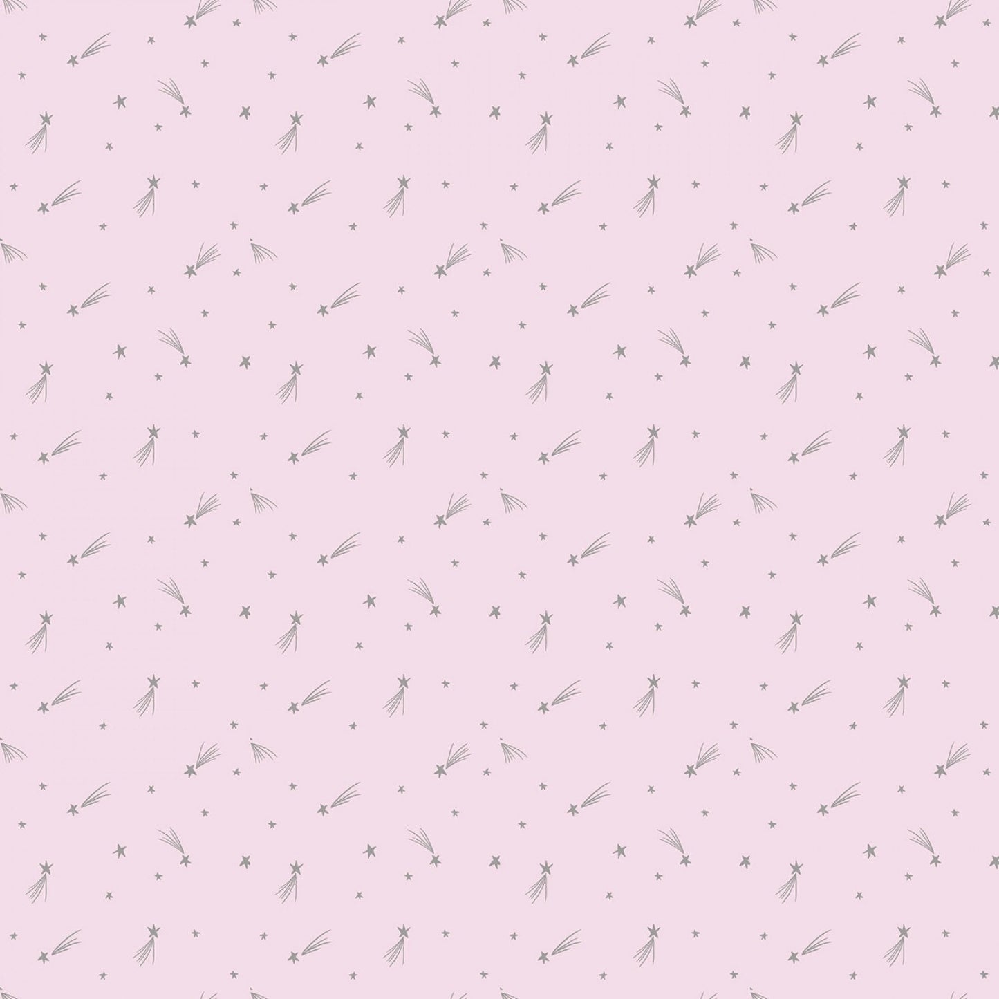 My Unicorn by Kelly Panacci Shooting Stars Pink with Sparkle  SC8205R-PINK Cotton Woven Fabric