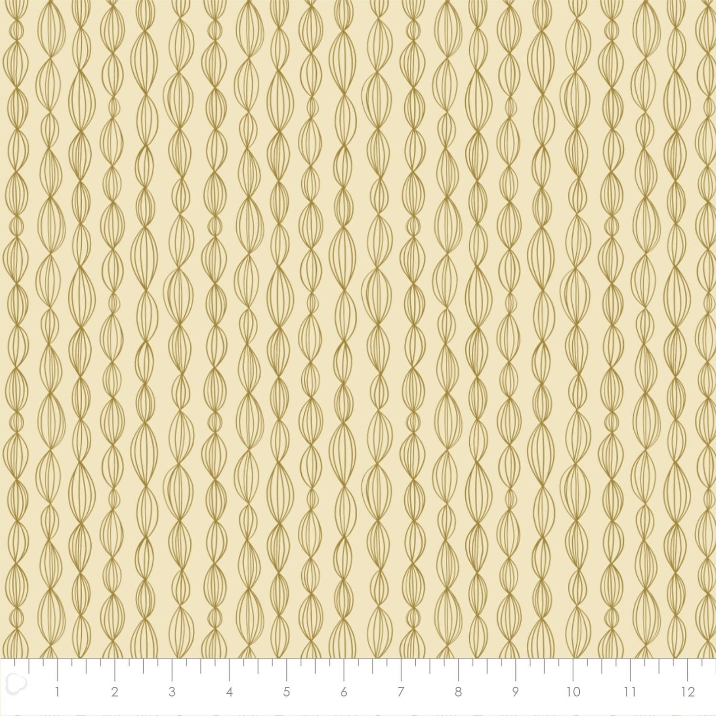 Petal Pushers by Elizabeth Silver Celery Geo 27180204-03 Cotton Woven Fabric