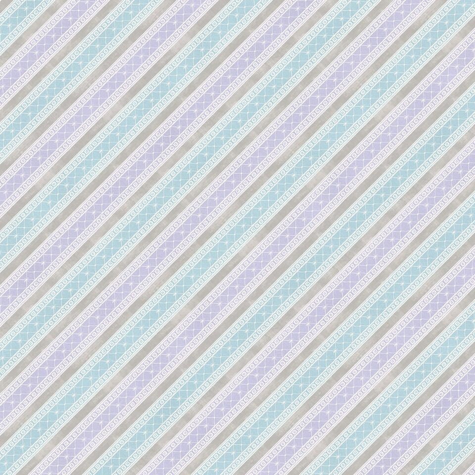 Butterfly Haven by Danhui Nai Grey/Purple Diagonal Stripe 89204-649 Cotton Woven Fabric