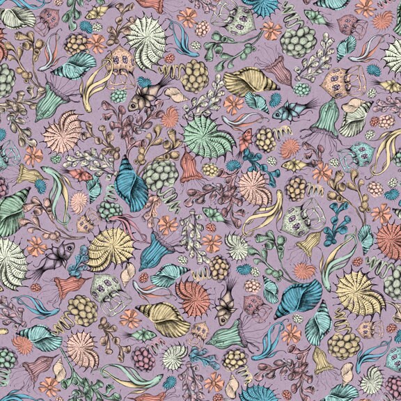 Midnight Garden by Mirabelle Licensed by Santoro Lilac Packed Flowers ...