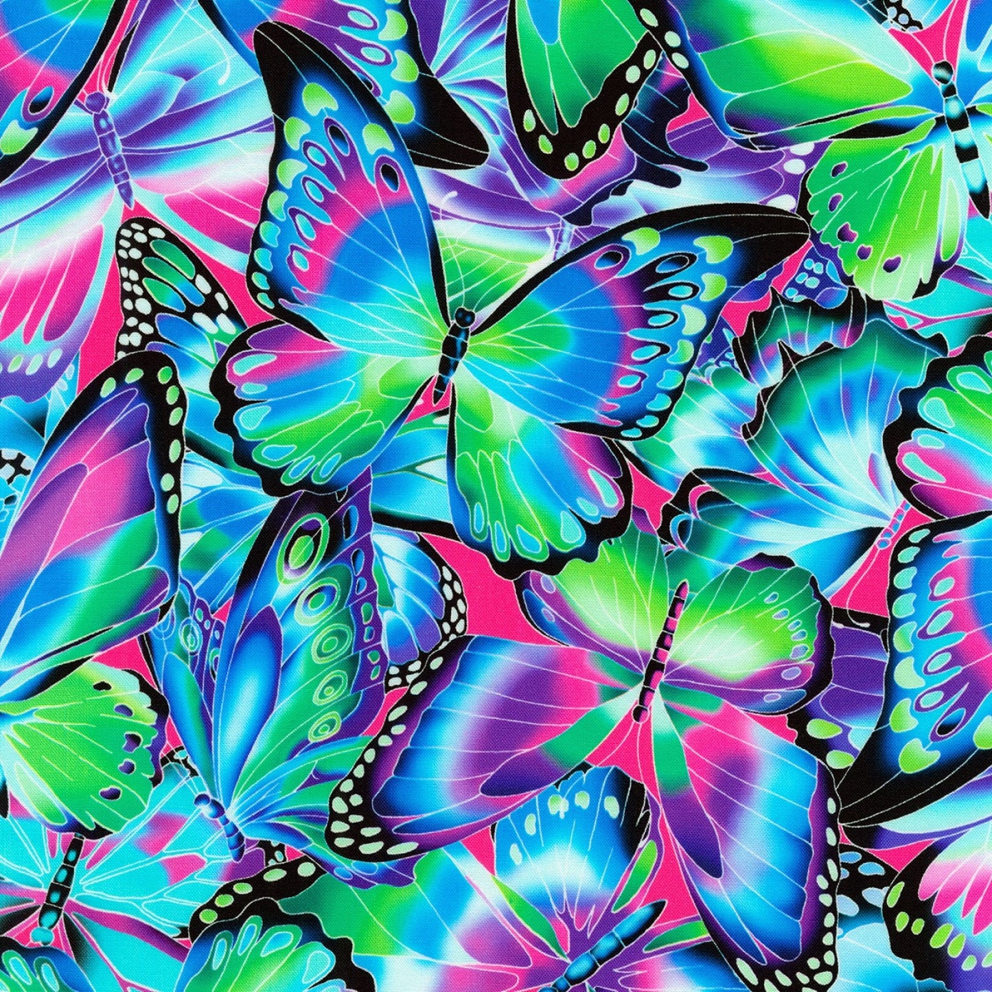 Nature Studies Jewel Butterflies SRKD18708201 Cotton Woven Fabric