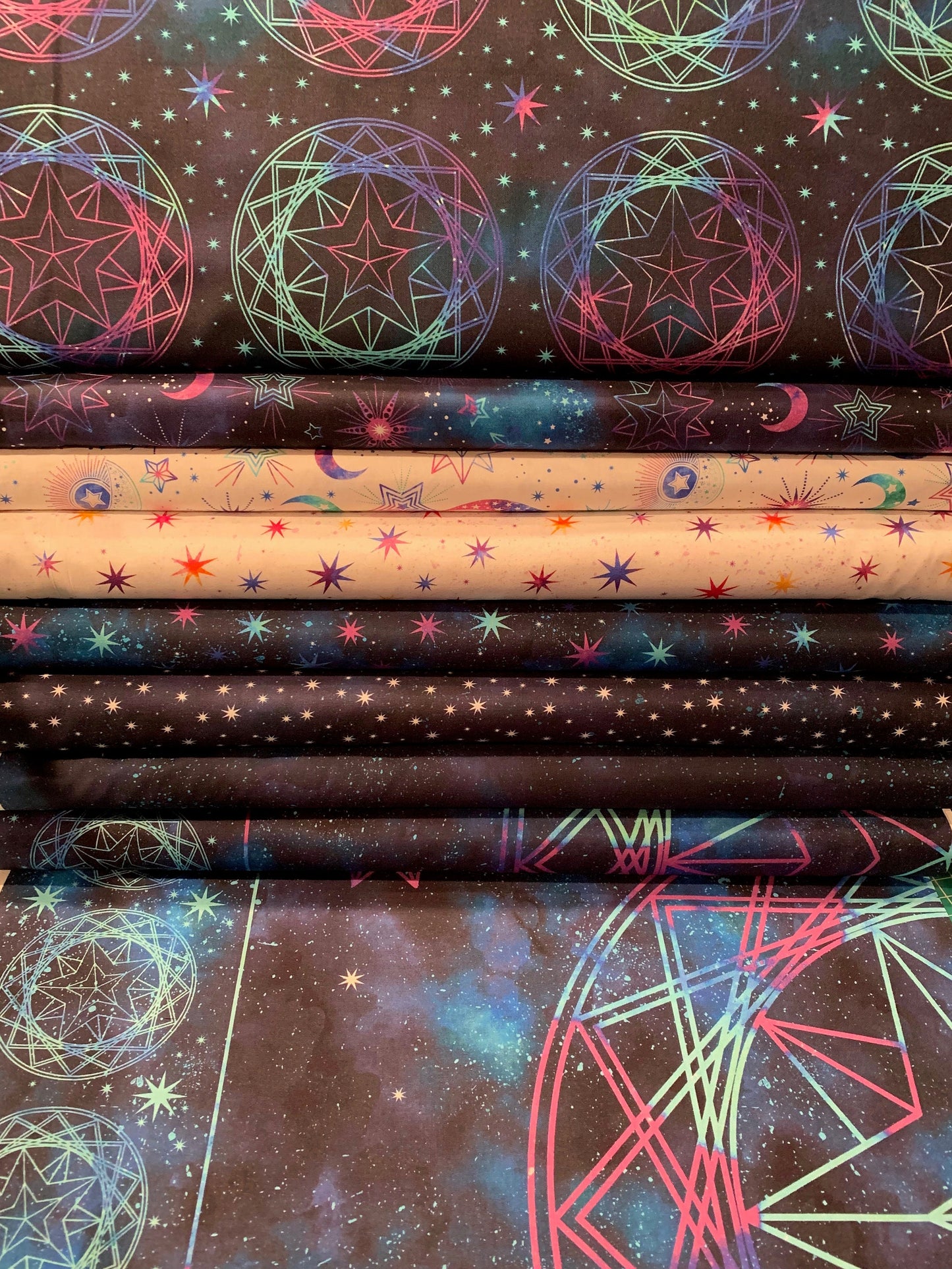 Cosmic Universe by Kim Peers-Moore DP22721-74 Digitally Printed Cotton Woven Fabric