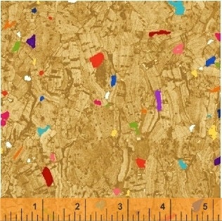 ReCorked by Whisler Studios Cork Multi 50993M-3 Cotton Woven Fabric