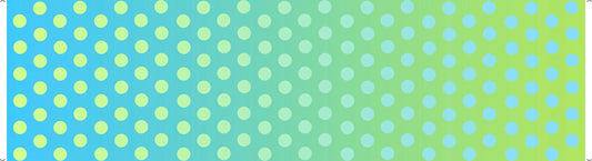 Party Like a Unicorn from Desiree's Designs Blue/Green Ombre Dots 26911BG Cotton Woven Fabric