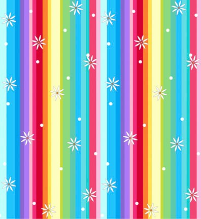 Party Like a Unicorn from Desiree's Designs Multi Sparkle Stripe 26915X Cotton Woven Fabric
