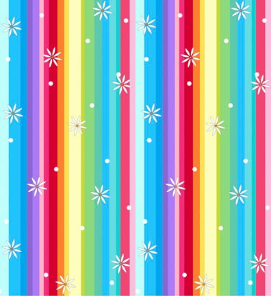 Party Like a Unicorn from Desiree's Designs Multi Sparkle Stripe 26915X Cotton Woven Fabric