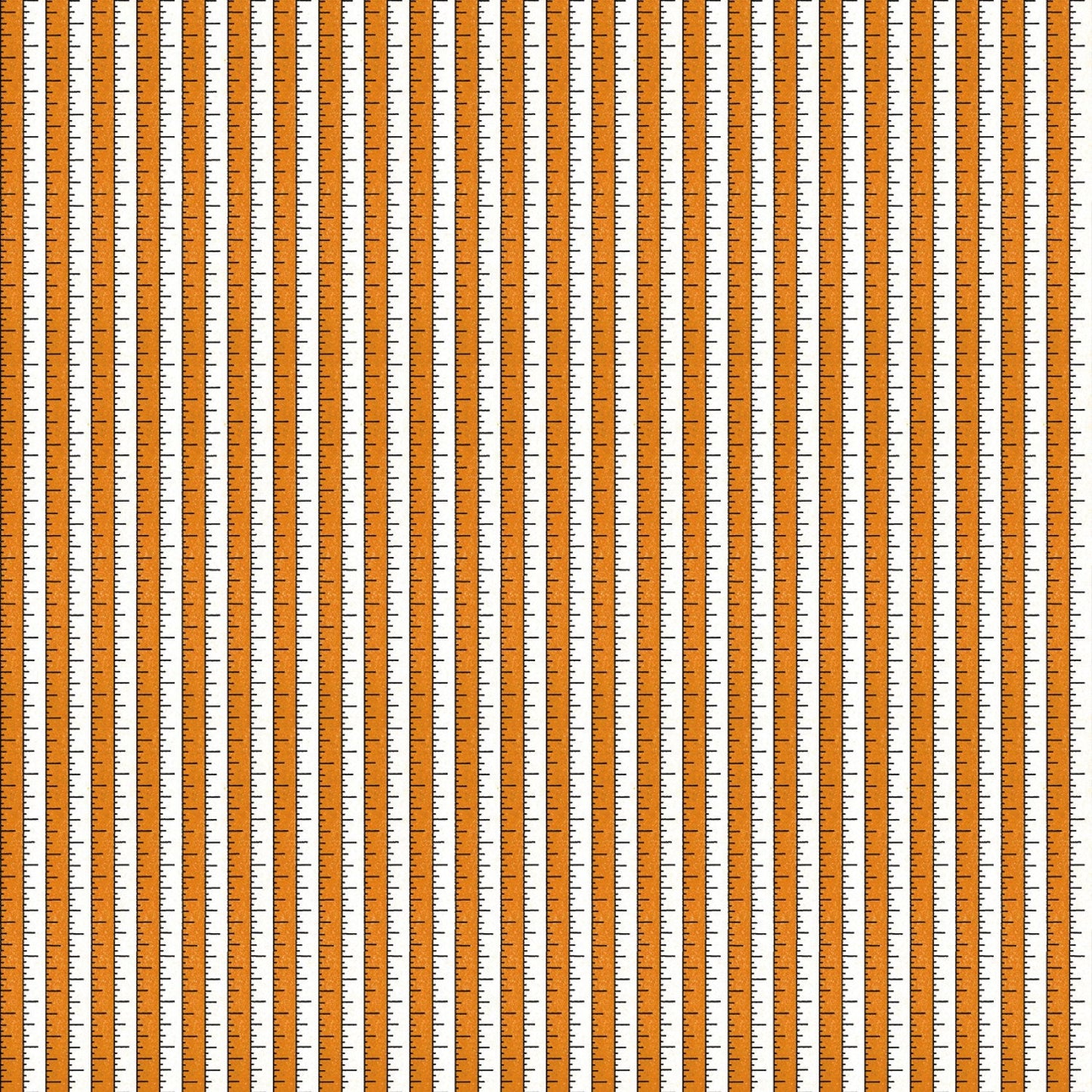 Costume Makers Ball by Janet Wecker Frisch Tape Measure Orange C8365R-ORANG Cotton Woven Fabric