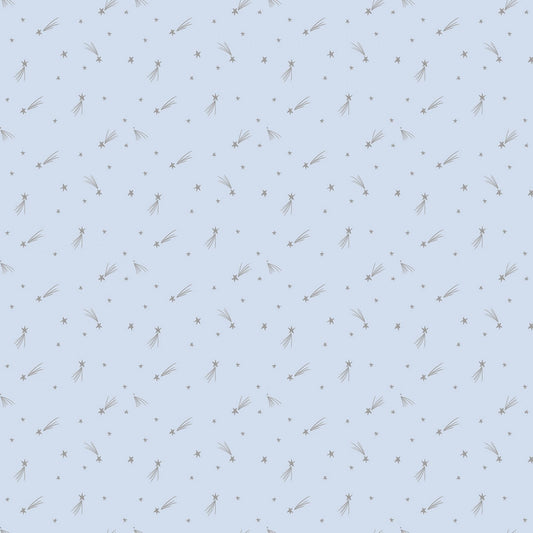 My Unicorn by Kelly Panacci Shooting Stars Periwinkle with Sparkle SC8205R-PERI Cotton Woven Fabric