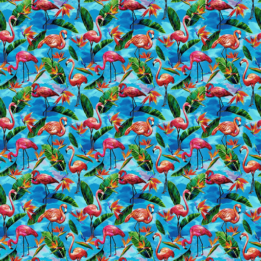 Fabulous Flamingos by Ro Gregg 120-208921 Cotton Woven Fabric