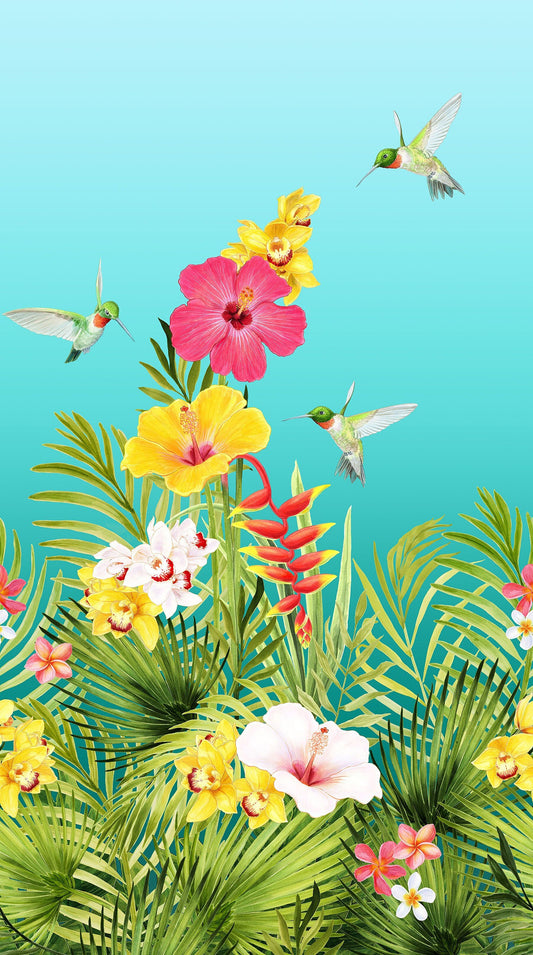 Island Sun by Teri Farrell Gittens DP22620-64 24" Panel Digitally Printed Cotton Woven Panel