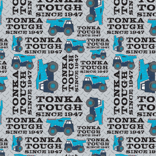 Licensed Tonka Truck Blue Tonka Tough 95060102-1 Cotton Woven Fabric