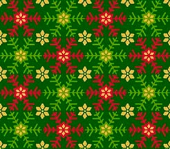 Santa's List Forest Set Snowflakes 27263-F Cotton Woven Fabric