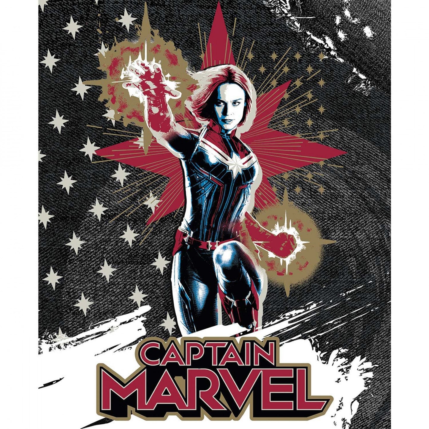 Licensed Captain Marvel Multi 36" Panel 13020605P-1 Cotton Woven Panel