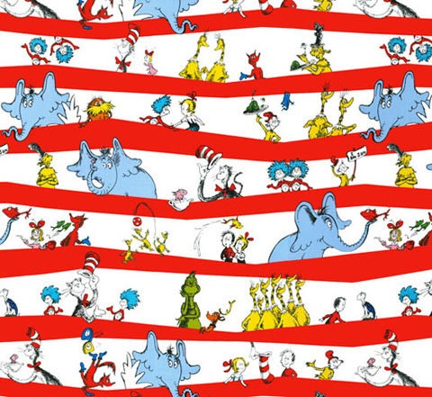 Celebrate Suess by Dr. Seuss Enterprises ADE-10788-203 CELEBRATION Cotton Woven Fabric