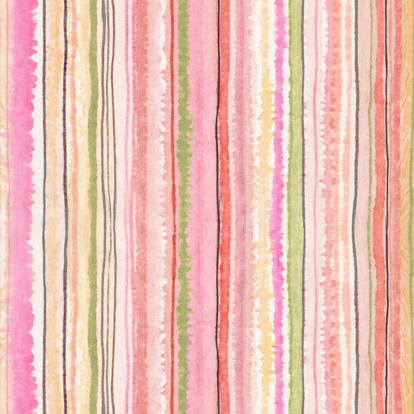 Multi Stripe Digitally Printed CD7191-MULTI Cotton Woven Fabric