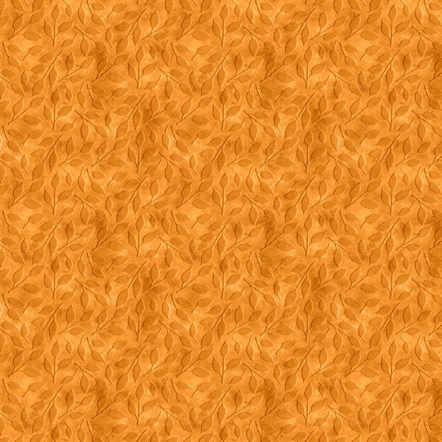 Happy Gatherings by Lola Molina Golden Brown Tonal Leaf Toss 32057-255 Cotton Woven Fabric