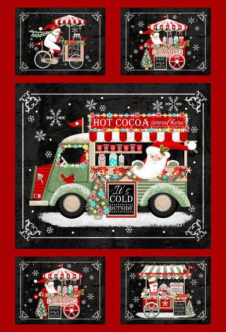 Yuletide Cheer 30" Panel 4722P-98 Cotton Woven Panel