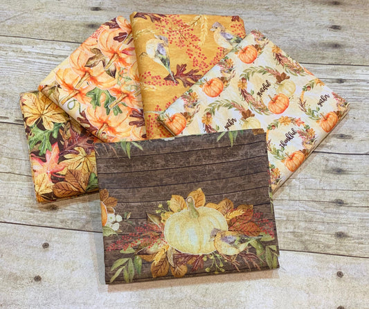 Rustic Harvest Orange Pumpkin Patch 15157-ORANGE Cotton Woven Fabric