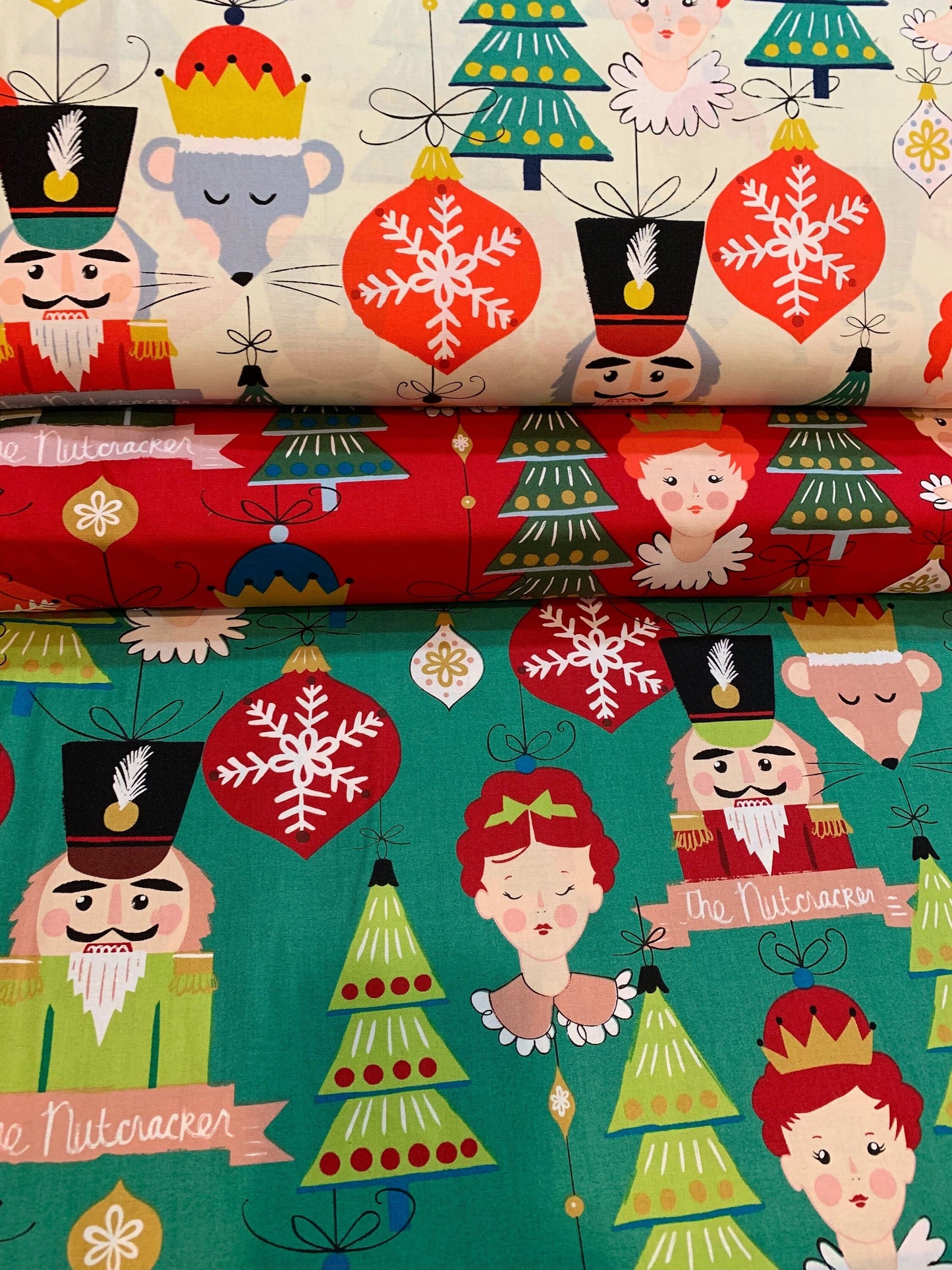 Berry The Nutcracker 8756C Cotton Woven Fabric