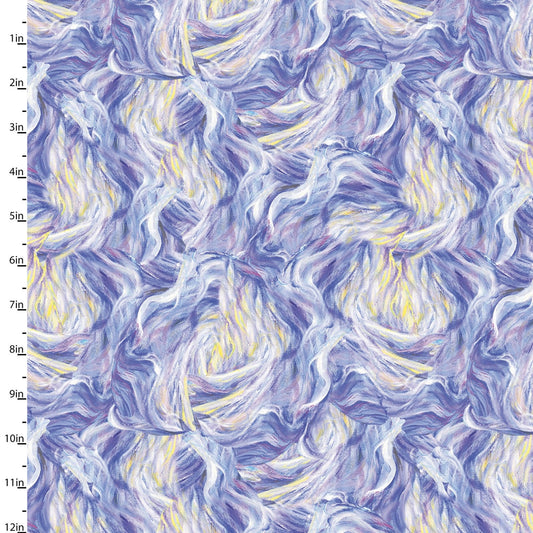 Wings of Joy Digital Ice 14964-LAVENDER Cotton Woven Fabric