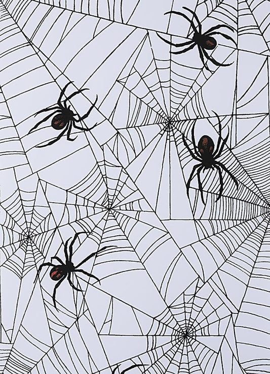 Natural Tangled Web 8738C Cotton Woven Fabric