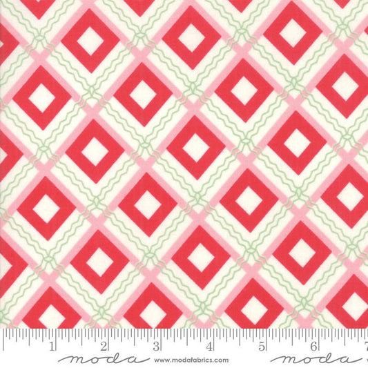 Sweet Christmas by Urban Chiks Plaid Scarf Peppermint 31153-22 Cotton Woven Fabric