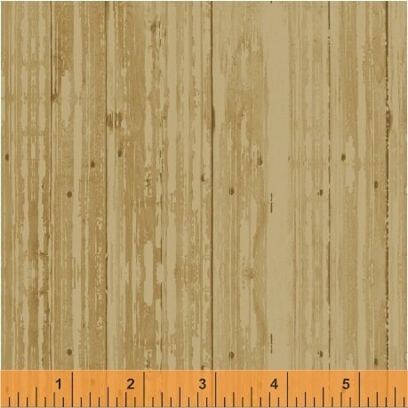 Early Bird by Whistler Studios Almond Woodgrain 51403-7 Cotton Woven Fabric