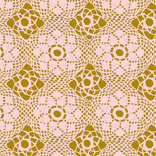 Handiwork by Alison Glass Crochet Blush 9253-E Cotton Woven Fabric
