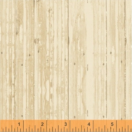Early Bird by Whistler Studios Tan Woodgrain 51403-1 Cotton Woven Fabric