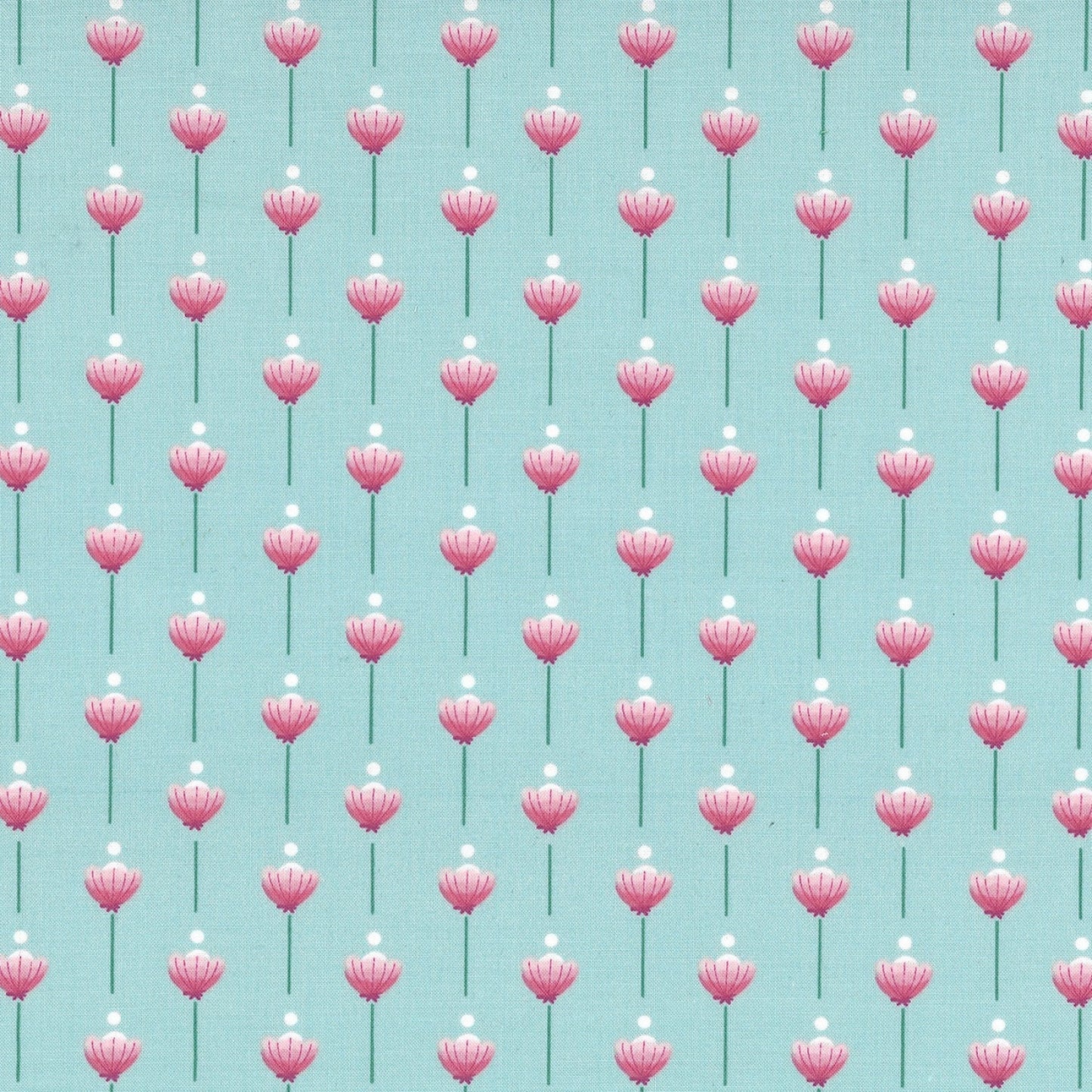 Little Sewists by Little Lizard King Aqua Let Kindness Grow  DC8463-AQUA Cotton Woven Fabric