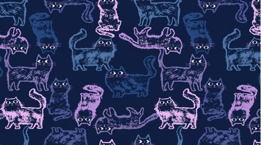 Meow Mix Meow Mix Stella-1373-Insignia Cotton Woven Fabric