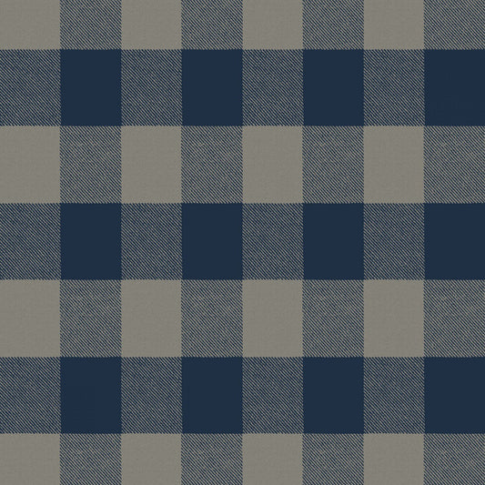 Winter Playground by Dan DiPaolo Denim Winter Playground Buffalo Plaid Y2768-89 Cotton Woven Fabric