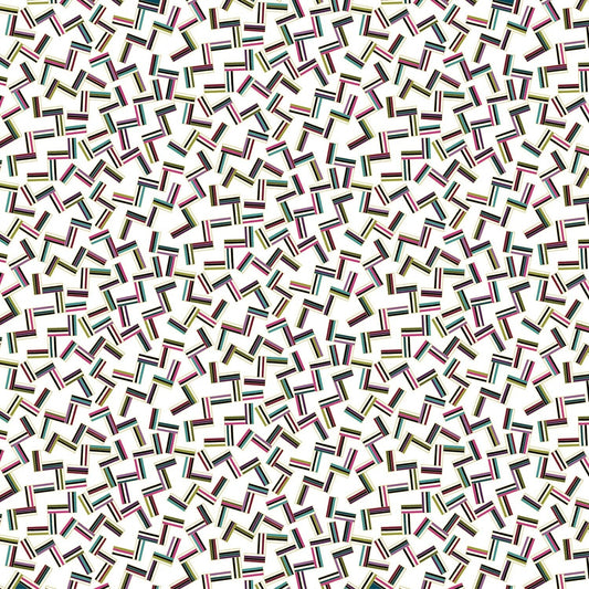 Dog On It by Ann Lauer White Many Angles w/Metallic 6259MB-09 Cotton Woven Fabric