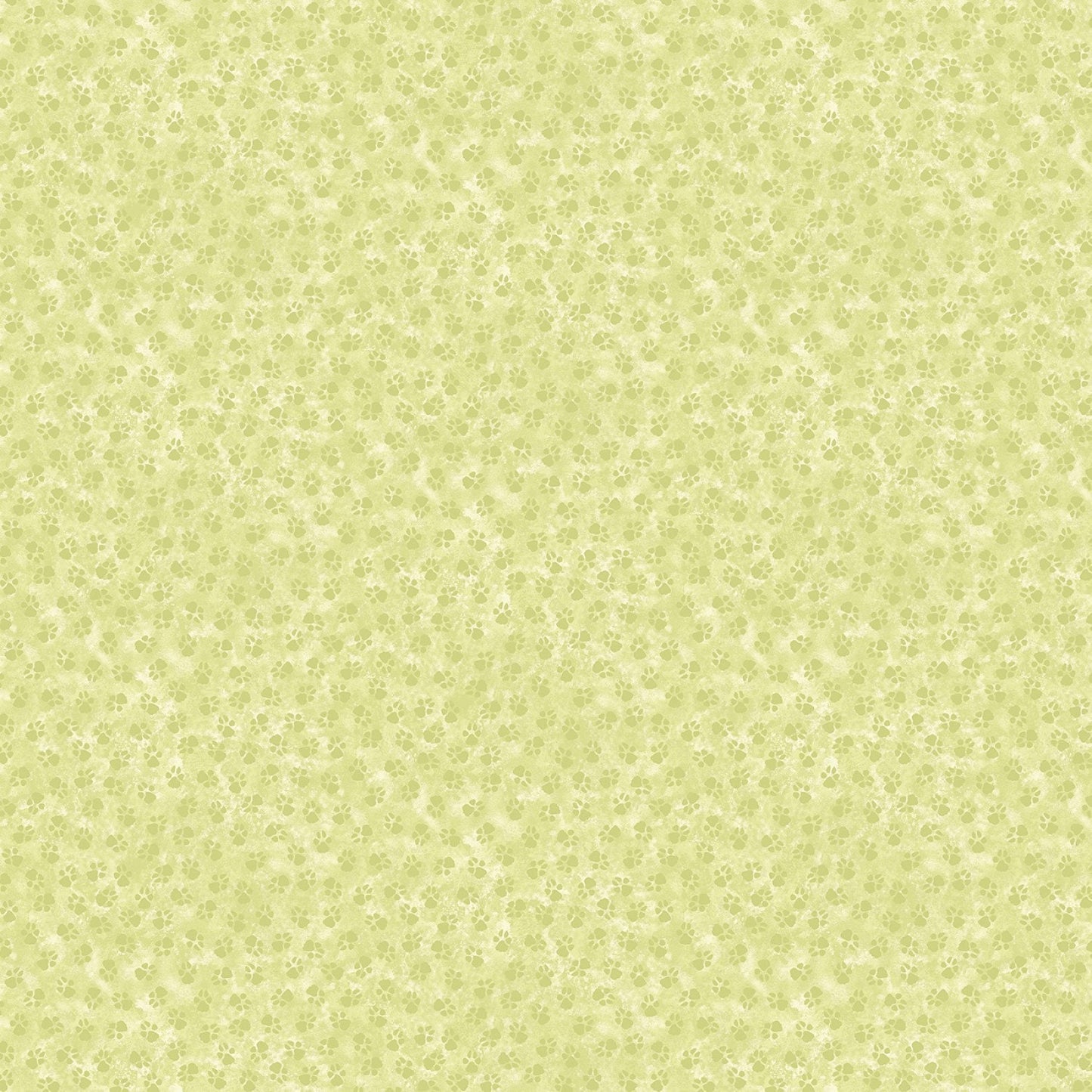 Dog On It by Ann Lauer Light Green Paw Prints 6258B-42 Cotton Woven Fabric