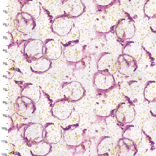 Precious Metals Sphere 14996-PINK Cotton Woven Fabric