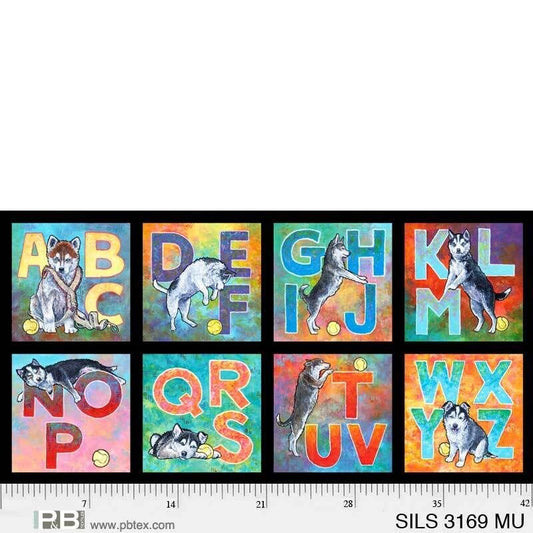 Silly Siberian by Jon Van Zyle Digitally Printed 24" Panel SILS3169MU Cotton Woven Panel