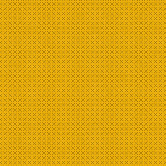 Handiwork by Alison Glass Cross Stitch Honey 9254-Y Cotton Woven Fabric