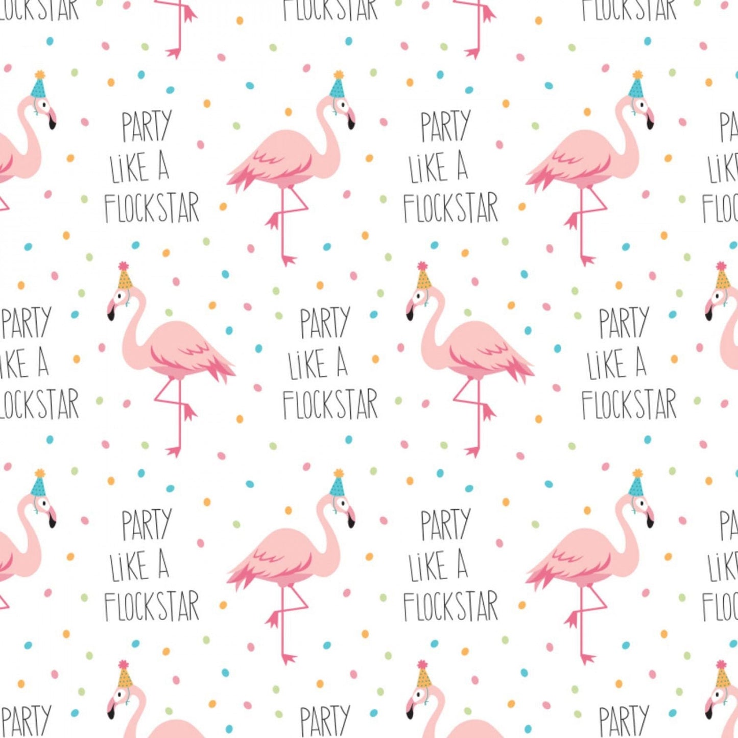 Very Punny Multi Flockstar 21181707-1 Cotton Woven Fabric