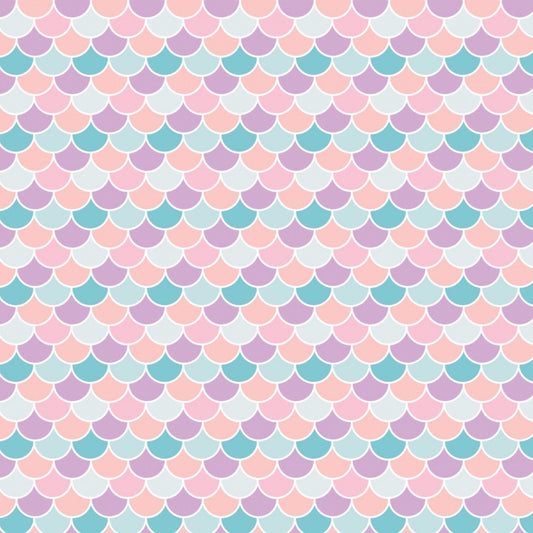 Very Punny Pink Scallops 21181711-2 Cotton Woven Fabric