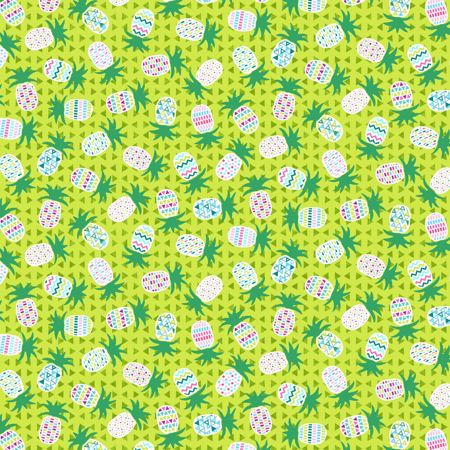 Flamingo Beach Pineapple 5032-64 Cotton Woven Fabric