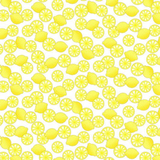 Flamingo Beach Lemons 5037-44  Cotton Woven Fabric